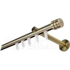 Карниз для штор Lm Decor Цилиндр 19мм 1р (антик, 3.0м)