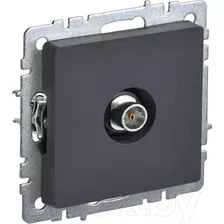 Розетка IEK Brite BR-A10-O-K53 (графит)