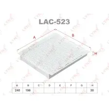 Салонный фильтр LYNXAUTO LAC-523 HONDA Civic(FD / FK) 06>