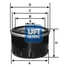 Фильтр масляный UFI 23.632.00