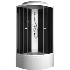 Душевая кабина Oda 8500BT (черный/тонированное стекло)