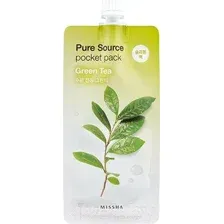 Ночная маска для лица Pure Source Pocket Pack (Green Tea) (10мл)