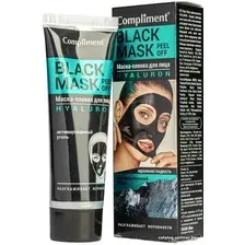 Маска-пленка для лица Compliment Маска-пленка для лица Black Mask Hyaluron 80 мл