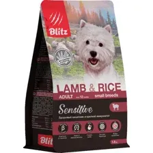 Сухой корм для собак Blitz Adult Small Lamb &amp; Rice 1.8 кг