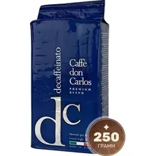 Кофе молотый Carraro Don Carlos Decaffeinato / 150205 (250г)
