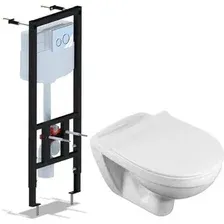 Унитаз подвесной Santek Бореаль 1WH302205 + Ани Пласт WCP1131