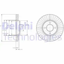Тормозной диск DELPHI BG4117