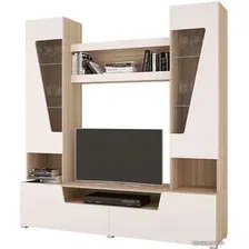 Стенка Горизонт Анталия 2 (сонома-белый софт)