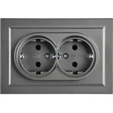 Розетка IEK Brite BR-R21-16-K46-F