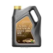 Моторное масло S-OIL SEVEN GOLD #9 A5/B5 5W-30 4л