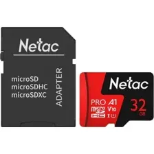Карта памяти Netac P500 Extreme Pro 32GB NT02P500PRO-032G-R (с адаптером)