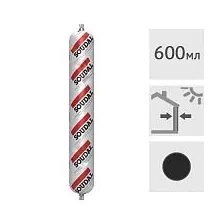 Клей-герметик полиуретановый Soudal Soudaflex 40FC черный, 600 мл