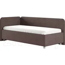 Кровать-тахта Сонум Capri L 90x200 (замша какао)