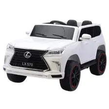 Электромобиль PIXI-e LX570 Base (белый)