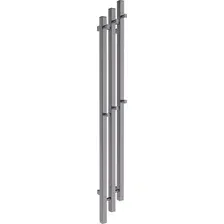 Полотенцесушитель Маргроид Ferrum Inaro 3 Cascade СНШ профильный 120*6*12 Графит, скрытого монтажа, таймер справа