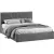 Кровать Трия Пандора с ПМ 160x200 Тип 1 (велюр Brut Grey 16)