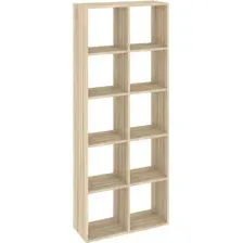 Стеллаж Кортекс-мебель Дельта-10 км.02539 71x175 (дуб сонома)