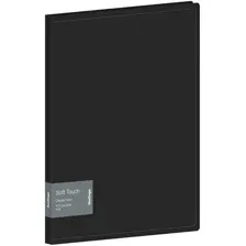 Папка для бумаг Berlingo Soft Touch DB4_30980 (черный)