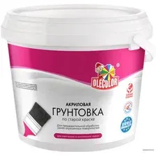 Акриловая грунтовка Olecolor Акриловая по старой краске 1 кг