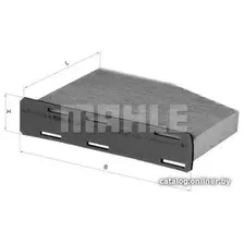 Салонный фильтр Mahle Knecht LAK181