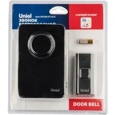Беспроводной дверной звонок Uniel UDB-092W-R1T1-36S-BL