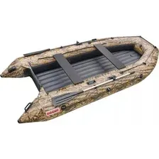 Надувная лодка Roger Boat Trofey 2900 (без киля, камуфляж лес/черный комби)
