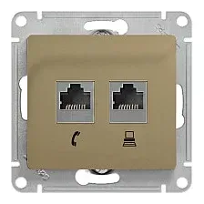 Розетка компьютерная Systeme Electric Glossa GSL000485