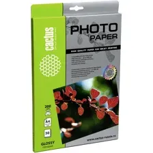 Фотобумага CACTUS Глянцевая A4 200 г/кв.м. 50 листов (CS-GA420050)