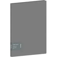 Папка для бумаг Berlingo Soft Touch DB4_30985 (серый)
