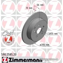 Тормозной диск Zimmermann 590258520
