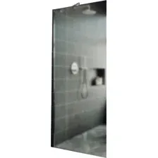 Душевая стенка MaybahGlass 109x195 MGD-680-5ш (сатин стекло/хром матовый)