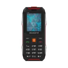 Кнопочный телефон Maxvi T100 (красный)
