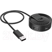USB-хаб A4Tech HUB-20 (черный)