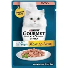 Пресервы Gourmet Перл Желе-де-Люкс с лососем 75 г