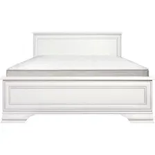 Кровать Black Red White Kentaki S320-LOZ140х200 Д (белый/белый)