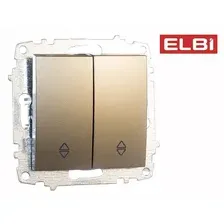 Выключатель проходной Elbi Zena-Vega 609-011400-211 (титан)