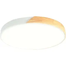 Потолочный светильник Ambrella light FZ1300 WH/LW, белый/светлое дерево