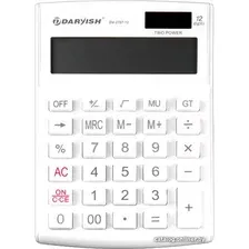 Бухгалтерский калькулятор Darvish DV-2707-12W (белый)