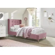 Кровать Halmar Estella 90/200 (розовый)