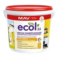 Краска MAV Ecol ВД-АК-1033 11 л (белый)