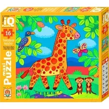Развивающая игра Айрис-пресс IQ Макси. Жирафик Тоша 2+ / 9785811282265 (16эл)