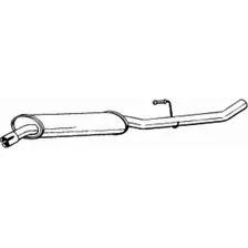 Глушитель средняя часть Citroen C8 / Fia 283-307 BOSAL