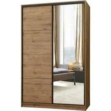 Шкаф-купе Рэйгрупп Bromo VVH 02 РГ-12.02 B 120 VVH 120x220.5 (дуб велингтон/черный)