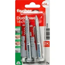 Дюбель-гвоздь Fischer DuoPower 14 x 70 S K NV 537666 (2 шт)