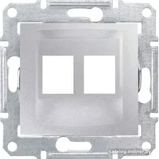 Накладка для компьютерной/телефонной розетки Schneider Electric Sedna SDN4400660