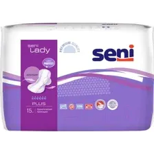 Прокладки урологические SENI LADY Plus, 15 шт