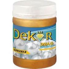 Эмаль Dekor Акриловая перламутровая (230г, бронза)