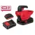 Аккум. разбрасыватель WORTEX CSP 1805  ALL1 XLT SET 18В, 1 АКБ 2 А.ч. + з/у, шир. 5м