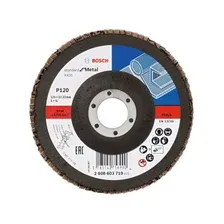 BOSCH 2.608.601.277 Шлифкруг лепестковый 125 K120 Standard for Meta flat