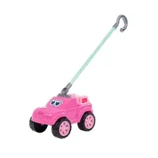 Игрушка-каталка Полесье Боби с ручкой 75021 (розовый)